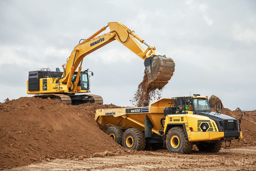 قطعات زیربندی بیل مکانیکی کوماتسو